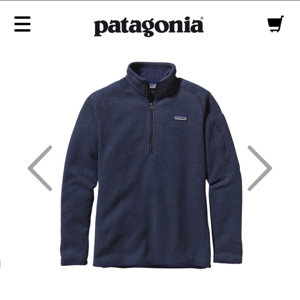 *PATAGONIA* Better Sweater 1/4- Zip Fleece NWOT